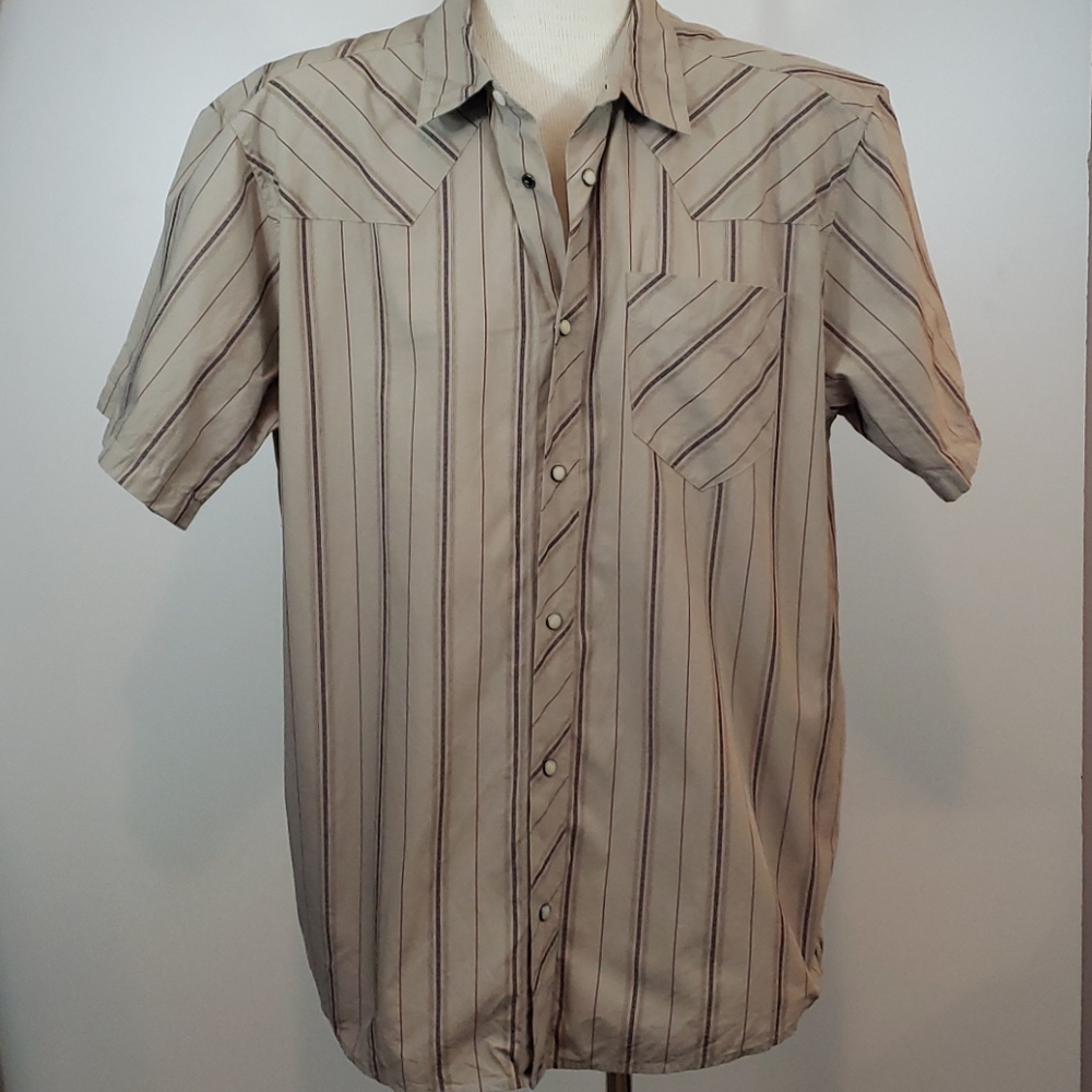 PATAGONIA Bluffside Snap Front Shirt size L